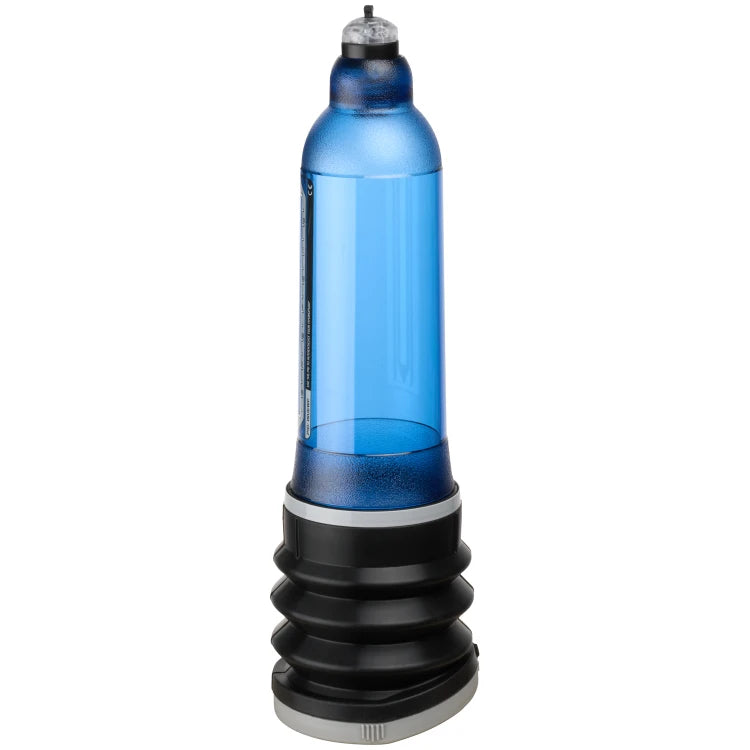 Bathmate - Hydromax 8 penispumppu. Sininen. takaata päin kuvattuna