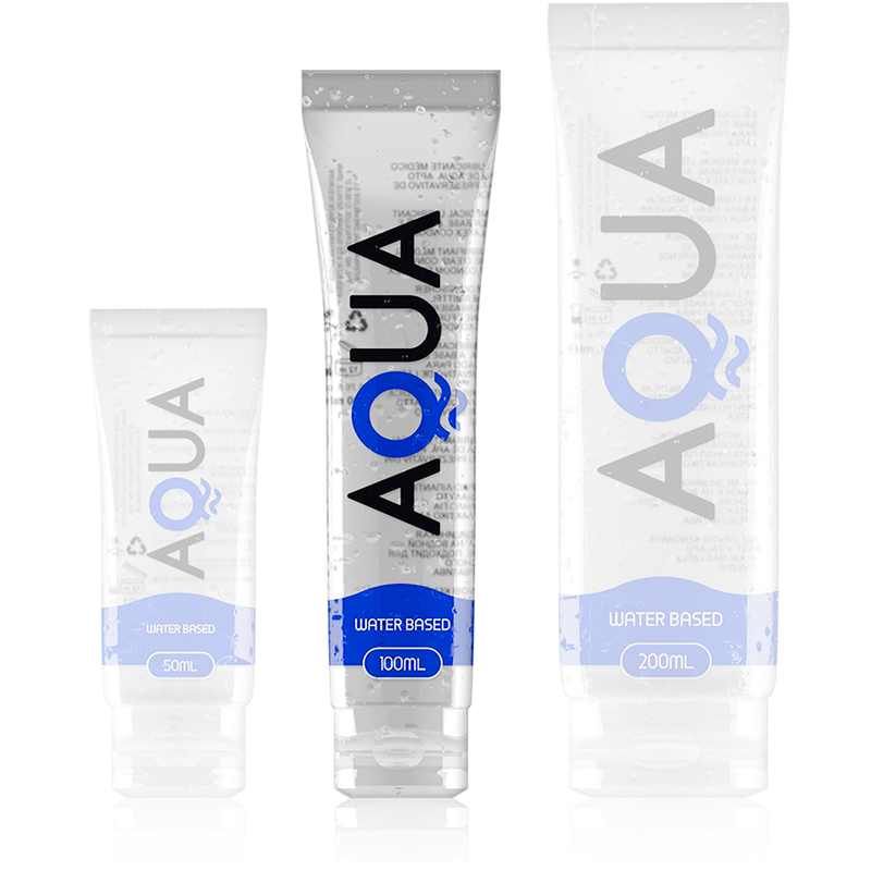 AQUA - Vesipohjainen liukuvoide 100 ML koko esittely