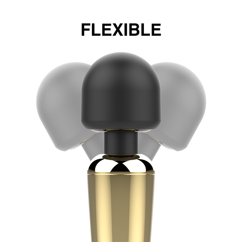 Luxusluokan Wand-Sauvavibraattori, jossa joustava pää.