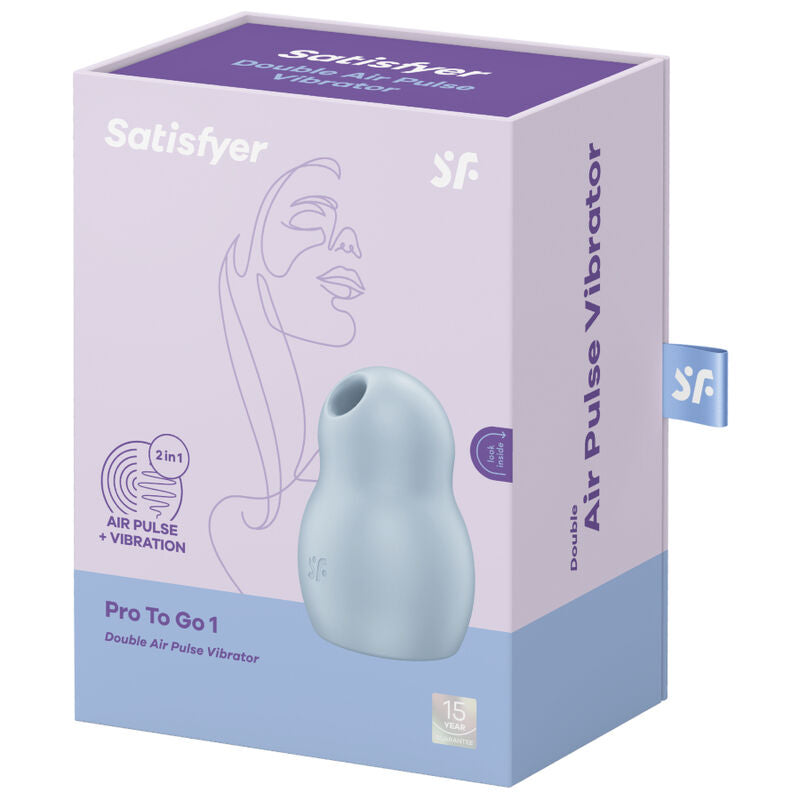 Satisfyer - Pro to go one pakkaus sininen