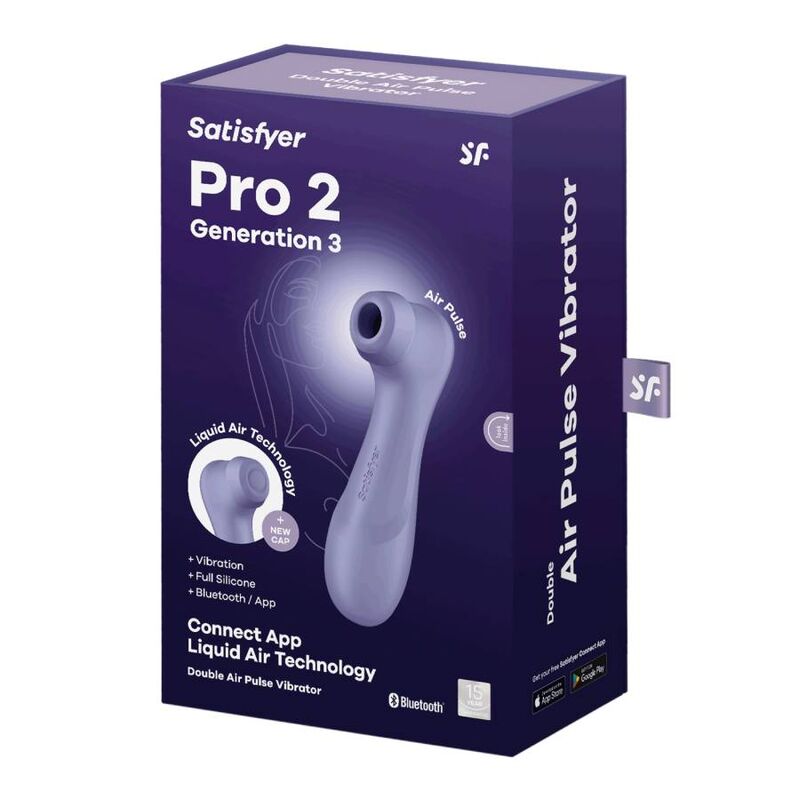 Satisfyer - Pro 2 Generation 3 + App Liila pakkaus kuva