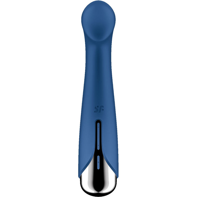 Satisfyer - Spinning G-Spot 1 vibraattori sininen kuvattuna edestä
