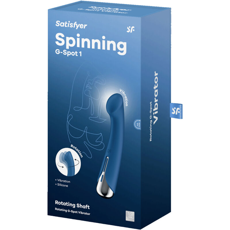 Satisfyer - Spinning G-Spot 1 vibraattori sininen paketin kuva