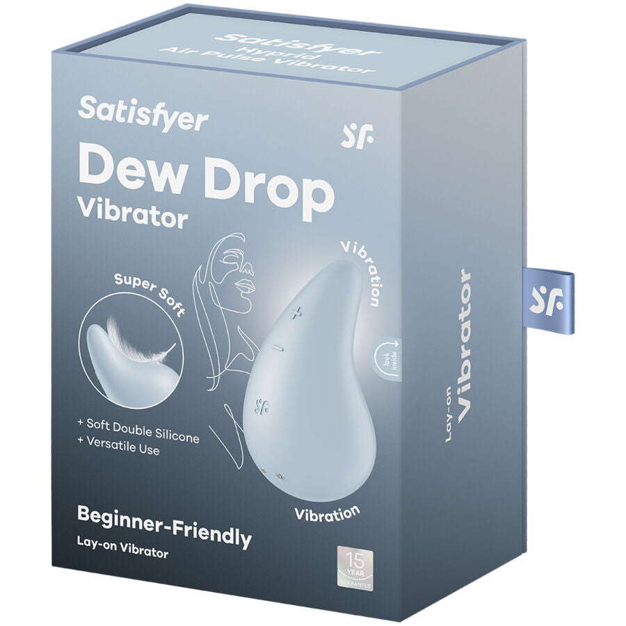 Satisfyer Dew Drop vibraattori sininen pakkauksen kuva