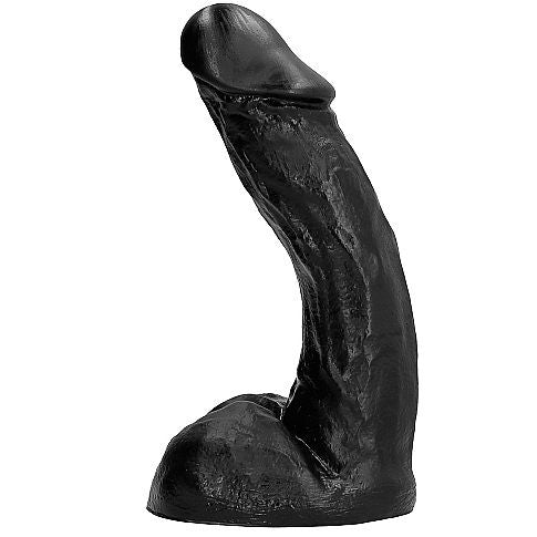 Iso Musta realistinen Dong dildo 23 cm. tuote vertaus kuva