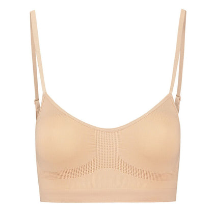 BYE-BRA - MEDIUM CONTROL BRA SEAMLESS BLACK SIZE S