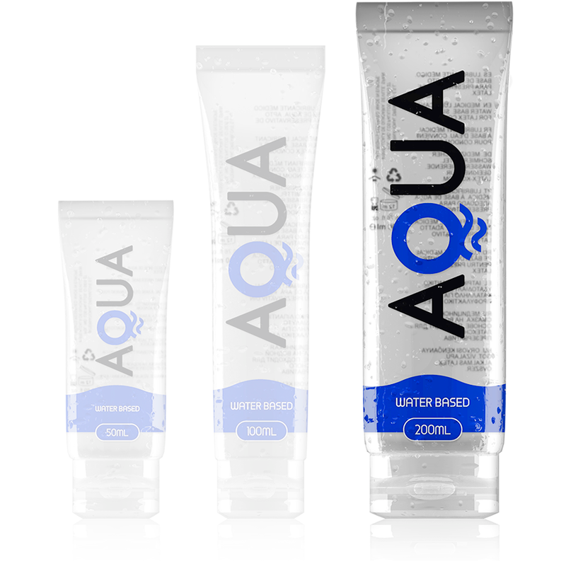 AQUA - Vesipohjainen liukuvoide 200 ML tuotteen vertauskuva pienimmästä suurimpaan