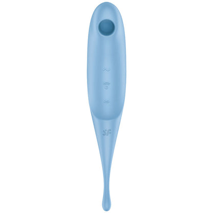 SATISFYER - TWIRLING PRO AIR PULSE STIMULATOR & VIBRATOR RED