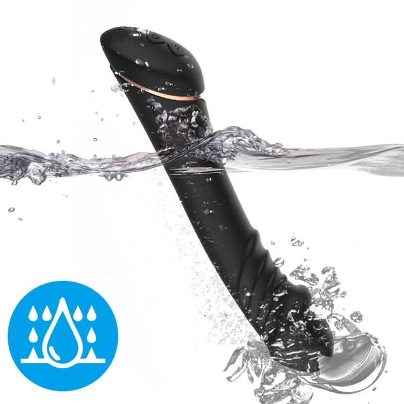 Silikoninen dildo vibraattorin 100% vedenkestävä.