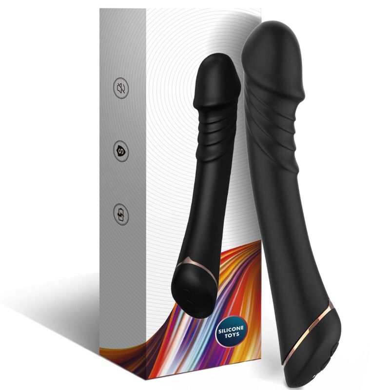 Silikoninen dildo vibraattorin pakkaus.