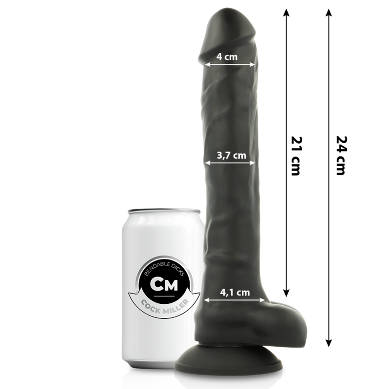 Cockmiller Dual Density Dildo 24 cm – Liikkuva & Erittäin Realistinen