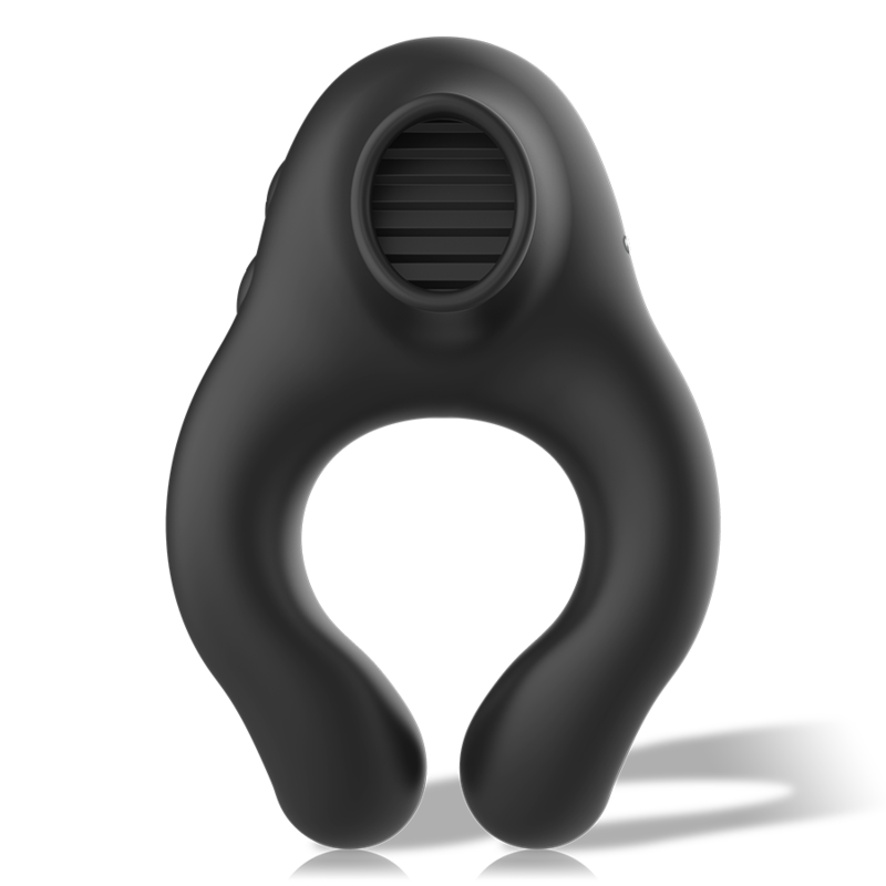 Vibraatiorengas Licking-efektillä – Pariskunnille, USB-ladattava