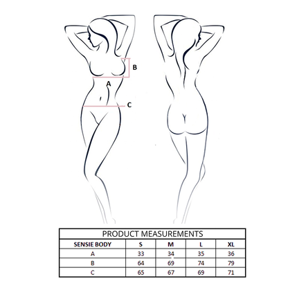 PASSION - SENSIE BODY BLACK L/XL