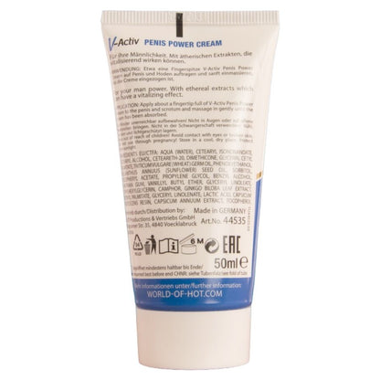 HOT - V-ACTIV PENIS POWER CREAM FOR MEN 50 ML