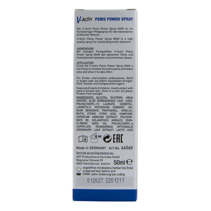 HOT - V-ACTIV PENIS POWER SPRAY FOR MEN 50 ML