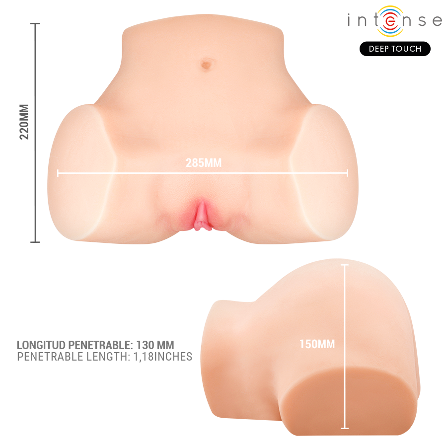 INTENSE DEEP TOUCH - NICOLE VAGINAL MASTURBATOR WITH SUCTION, HEAT, VIBRATION AND VOICE EFFECTS WITH REMOTE CONTROL 5.3 KG