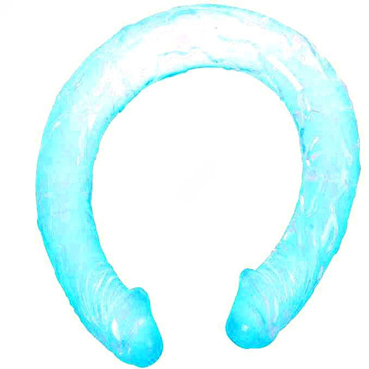BAILE - DOUBLE DONG pitkä tupladildo Sininen 44.5 CM