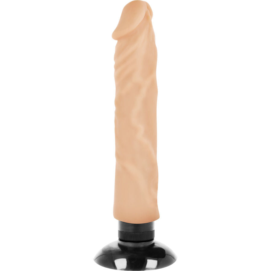 BASECOCK Värisevä Realistinen Dildo 20 cm – Imukuppi & Penisvaippa