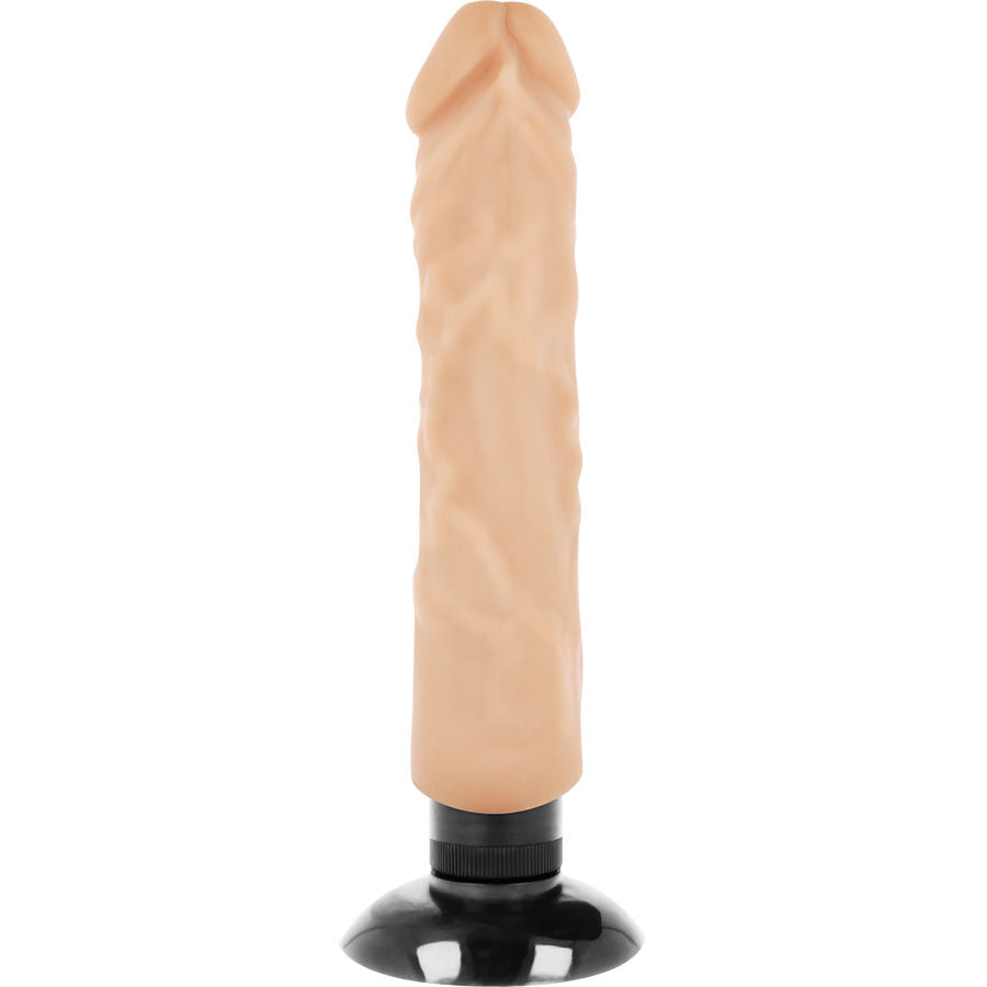 BASECOCK Värisevä Realistinen Dildo 20 cm – Imukuppi & Penisvaippa