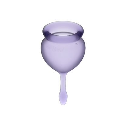 SATISFYER - FEEL GOOD MENSTRUAL CUP DARK BLUE 15 + 20 ML